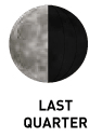last quarter moon phase